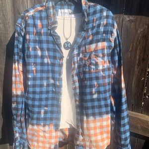 Boho bleached flannel